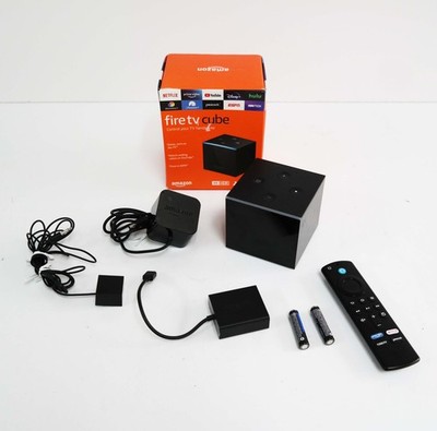 Amazon Fire TV Cube 2nd Gen. Streaming Media Player with Voice Remote 