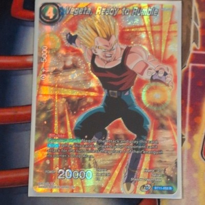Vegeta, Ready to Rumble BT11-053 R Rare Alt Art Foil Dragon Ball Super Mint