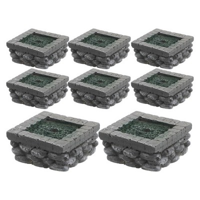 8 Pcs Simuliertes Landschaftspaket Geländemodell Sandtischlandschaft
