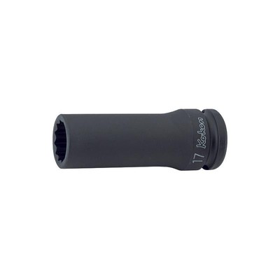 Ko-ken 14305M-14 1/2''Sq. Drive 12 Point Deep Socket 14 mm L.80 mm