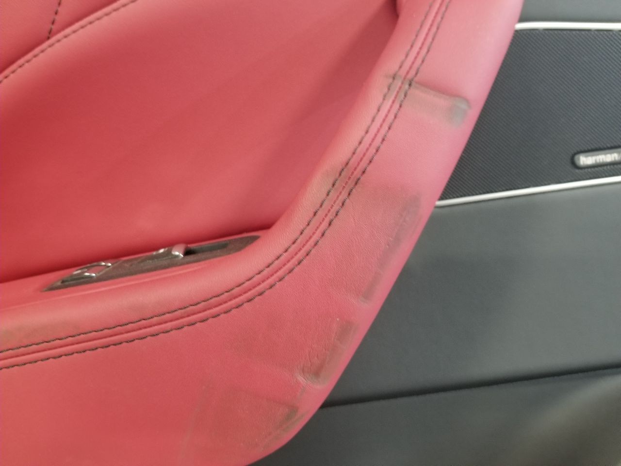 22 2022 MASERATI LEVANTE MODENA S DOOR TRIM PANEL REAR LEFT DRIVER RED 