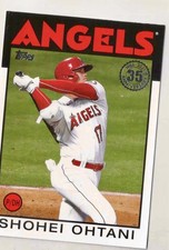 Shohei Ohtani 2021 Topps Update 1986 Topps Baseball 35th Anniversary #86B-27