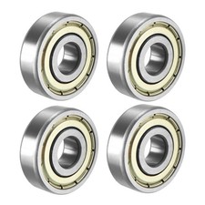 4pcs 6200ZZ Deep Groove Ball Bearing Double Shield 10mmx30mmx9mm Carbon Steel