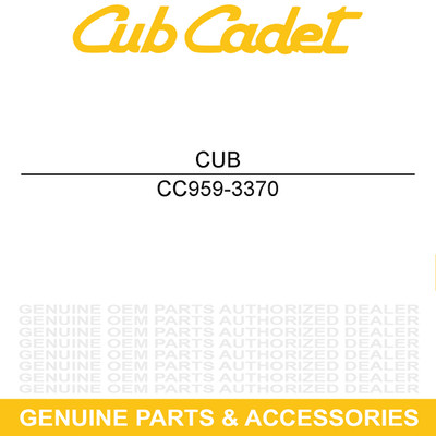 CUB CADET 959-3370 Spindle Kit Weal 5'' GT 44 50 Super SGT Attach. 50C 44C 391 38