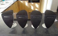 Four MORDAUNT SHORT MS402 GENIE Speakers 4x & SPL Meter