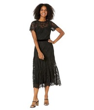 LAUREN Ralph Lauren Floral Lace Cocktail Dress size 16