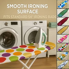 1 Ironing Board Cover Foam Cushioned Pad Scorch Heat Resistant 54" Iron Surface
