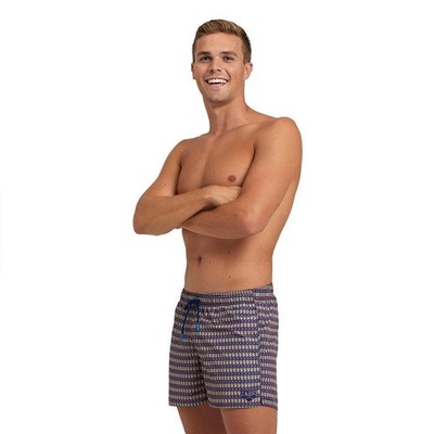 Arena Herren Shorts Beach Adults, Men'S Beach Short Allover, Navy Multi, M