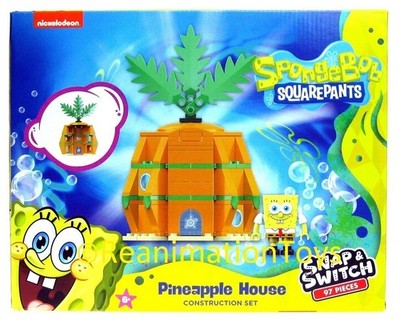Snap & Switch SpongeBob Squarepants Pineapple House Construction 97 Pieces New