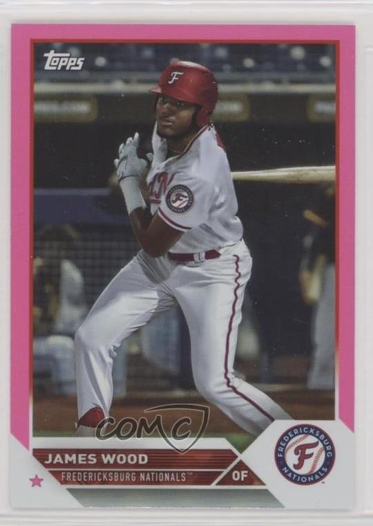 2023 Topps Pro Debut Fuchsia Foil 25/199 James Wood #PD-119 8h7