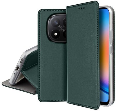 Schutz Hülle ELITE Handy Tasche Für Xiaomi POCO M8 Pro - Flip Case Etui Grün