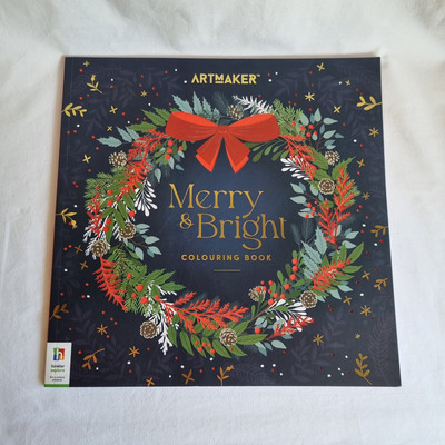 Art Maker Colouring Book: Merry And Bright, 24 Pages Brand New