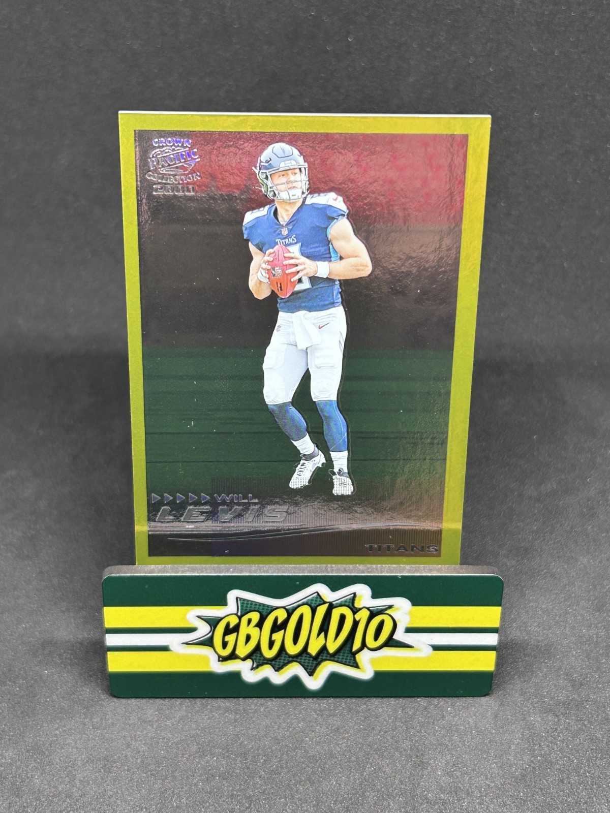 2023 Panini Zenith - Pacific Revolution Will Levis #24 (RC) Gold /10