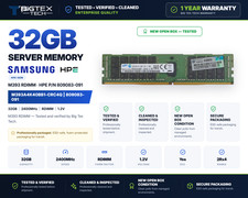Samsung 32GB DDR4 2400MHz RDIMM ECC RAM HPE 809083-091 M393A4K40BB1-CRC4Q