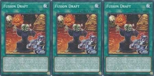 3x Fusion Draft | DOOD-EN070 | Common | 1st Ed | NM | YuGiOh