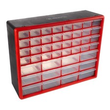 Storage Drawers-44 Compartment Organizer Desktop or Wall Mountable Container ...