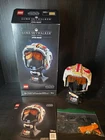 LEGO Star Wars Luke Skywalker (Red Five) Helmet 75327 675pcs Display Stand.  F20