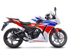 HONDA CBR300R LeoVince LV10 Black slip-on Exhaust Silencer 2014 - 2017 CBR 300R
