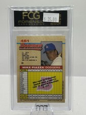 Bowman Mike Piazza 1992 Season Baseball Cards for sale | eBay