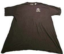 Cove Surf Co Made In USA Space/Aliens/Dolphins/Planets Black T-Shirt Size 2XL