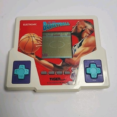 Tiger Electronics 1994 All Pro Basketball Handheld Electronic Game Vintage Works