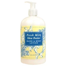 Fresh Milk Shea Butter Hand & Body Lotion by Greenwich Bay Trading Co. 16 oz