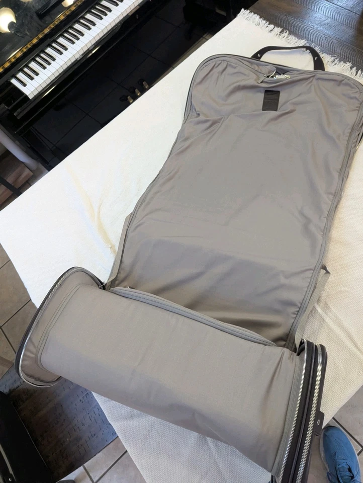 Bolso de mano Vocier Zero Pliegue de cuero marrón F35 Foto 3 de 4