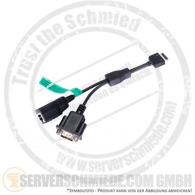 HP Diagnostic splitter Kabel Adapter Subnet crossover ILO 1x PCIe zu  1x RJ45 1x