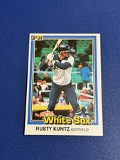 1981 Donruss Rusty Kuntz Rookie Card #282. rookie card picture