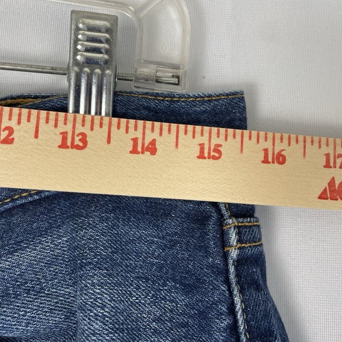 RARE LEVI'S 501 Denim Jeans Button Fly BLANK RED TAG Y2K W33 L30 Vintage - Picture 20 of 22