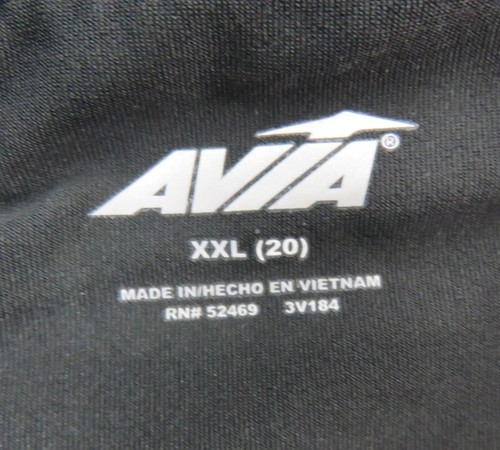 AVIA Damen Laufshorts Gr. XXXL (22) feuchtigkeitsableitend Elasthan schwarz neu - Bild 6 von 7