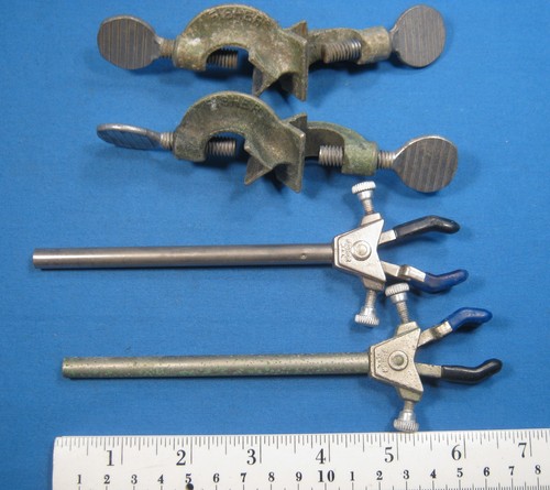 FISHER MICRO 3-PRONG EXTENSION CLAMPS AND HOLDERS X2 FREE SHIPPING N