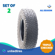 Set Of 2 Used Lt 25580r17 Toyo Open Country At Iii 121118r - 732