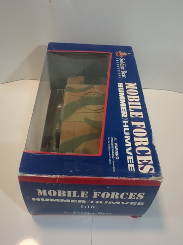 1/18 Maisto Soldier Bear Hummer Humvee H2 SUV Yellow Premiere Edition New Vhtf - Picture 10 of 13