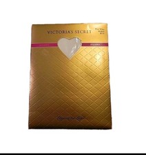 Vintage Victoria's Secret Silky Sheer Stockings Pantyhose Pure White Medium
