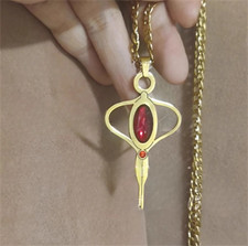 Puella Magi Madoka Magica Sakura Kyouko Cosplay Props Necklace Pendant Gifts