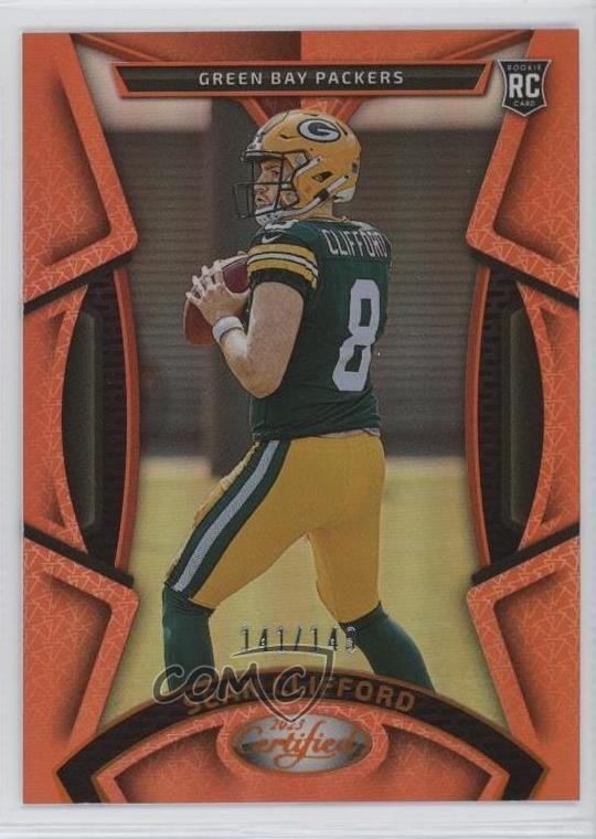 2023 Certified Rookies Mirror Orange 141/149 Sean Clifford #177 15gm