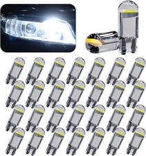 30Pack 194 Car LED Light Bulbs, 0.36W 12V T10 6000K Interior Lights, 168 2825 W5