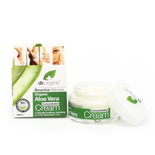 Cosmética Facial Dr. Organic unisex ALOE VERA crema concentrada 50 ml