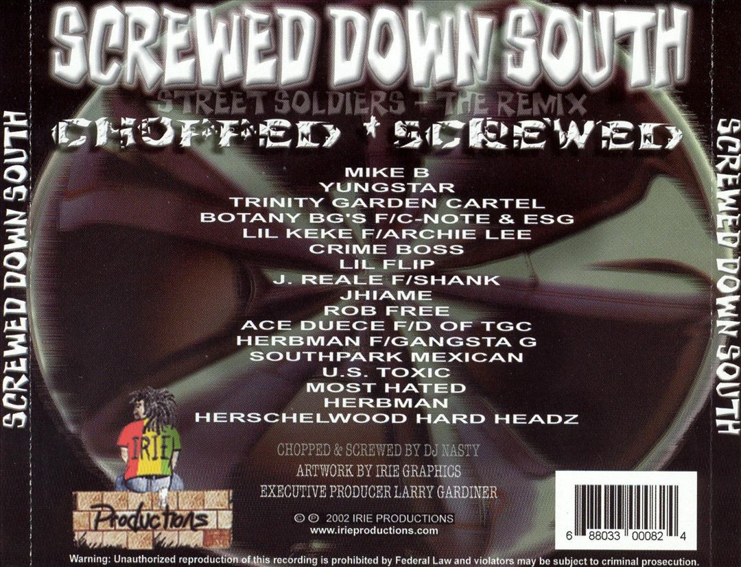 Various Artists Screwed Down South New Cd