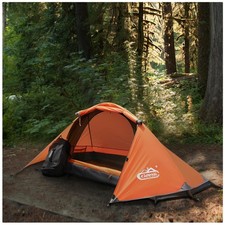 Compact Single Person Tent - Windproof Backpacking Shelter