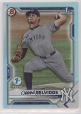 2021 Bowman Draft 1st Edition Sky Blue Foil Brock Selvidge #BD-24 0c6