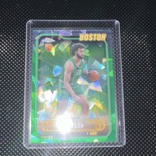 Topps Chrome Sapphire 2024-25 Anton Watson Rookie #107 Green /99 Celtics NBA