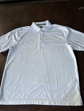 Men's XL BEN HOGAN Performance Power Air Golf Polo Shirt White