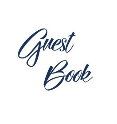 Navy Blue Guest Book, Weddings, Anniversary, Party's, Special Occasions, Me...