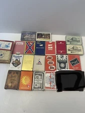 Lot Of 21 Playing Cards Vintage Advertising Souvenir Budweiser Delta National