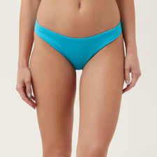 NWT- Trina Turk Ripple Rib-Knit French-Cut Bikini Bottom, Atmosphere - Size 14