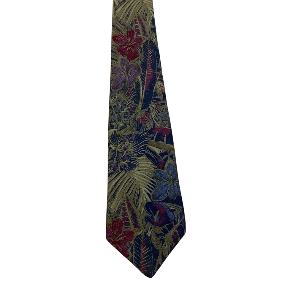 Corbata PAUL SMITH Para Hombre Vintage Seda XL INGLATERRA Lujo FLORAL Azul/Verde Usada en Excelente Condición Foto 2 de 3