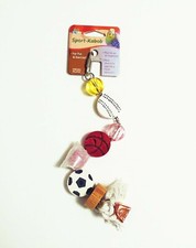 BA1005 SPORT-Kabob Bird Toy for S/M Birds Wooden, Acryllic, Pumice, Rope Toys