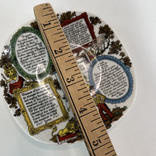 Vintage Zodiac Trinket Dish Leo Made In West Germany - Picture 9 of 9